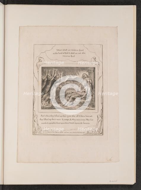 Job's Comforters, 1825. Creator: William Blake.