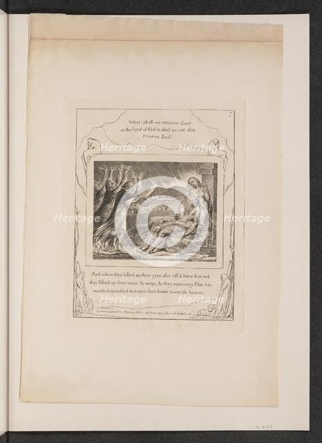 Job's Comforters, 1825. Creator: William Blake.