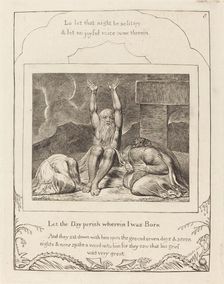 Job's Despair, 1825. Creator: William Blake
