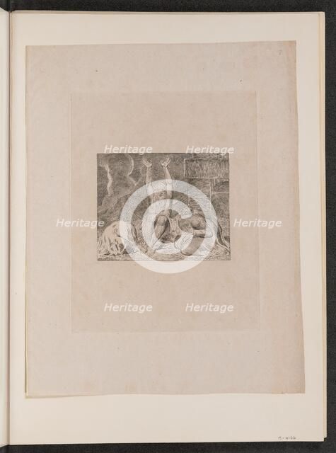 Job's Despair, 1825. Creator: William Blake.