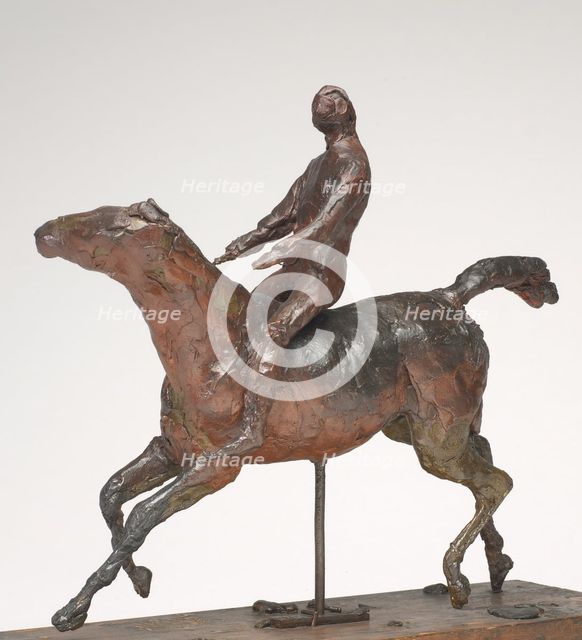 Jockey, mid 1870s. Creator: Edgar Degas.