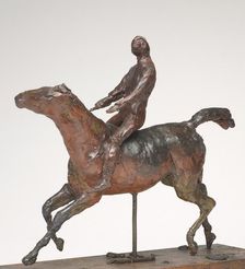 Jockey, mid 1870s. Creator: Edgar Degas