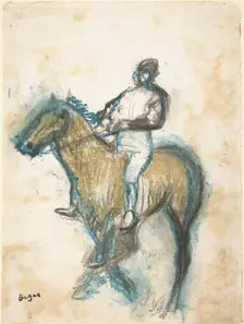 Jockey, c. 1898. Creator: Edgar Degas