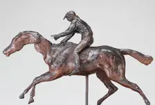 Jockey with Cap, possibly 1890s. Creator: Edgar Degas