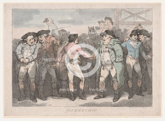 Jockeyship, November 31, 1785., November 31, 1785. Creator: Thomas Rowlandson.
