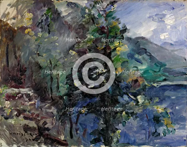 Jochberg at the lake of Walchensee. Artist: Corinth, Lovis (1858-1925)