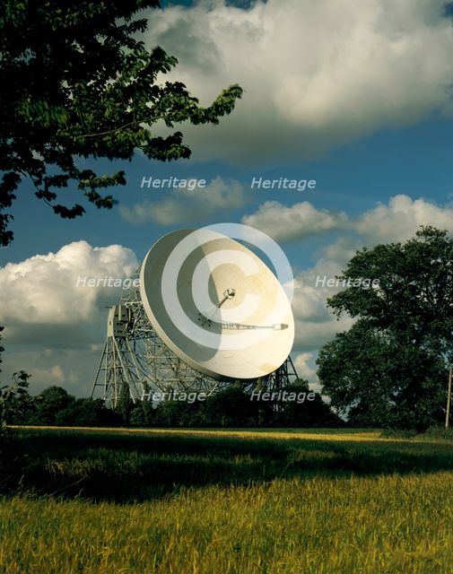 Jodrell Bank Telescope, Cheshire, 1988. Artist: Unknown