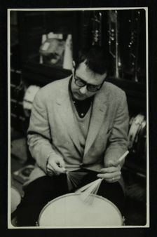 Joe Morello, drummer with the Dave Brubeck Quartet, 1950s. Creator: Denis Williams