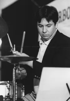 Joe Ascione, The March of Jazz, Clearwater Beach, Florida, 1997. Creator: Brian Foskett