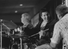Joe Ascione, The March of Jazz, Clearwater Beach Florida, 2000. Creator: Brian Foskett