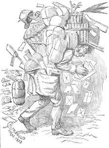 Joe Barker's Christmas Post, 1883. Creator: Unknown