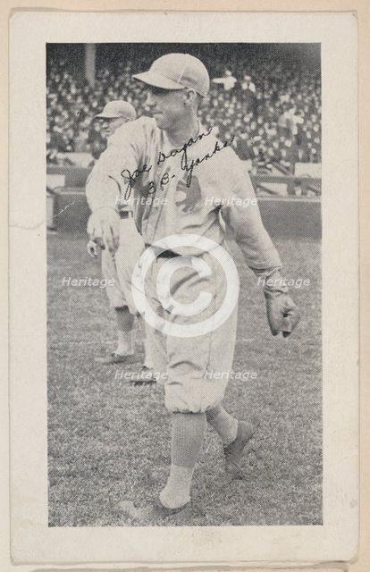 Joe Dugan, 3 B., Yankees, from Baseball strip cards (W575-2), ca. 1921-22. Creator: Unknown.