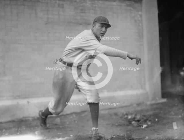 Joe Engel, Washington Al (Baseball), 1912. Creator: Harris & Ewing.