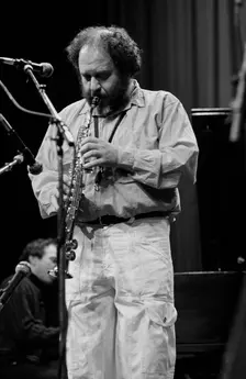 Joe Farrell, Shaw Theatre, London, March, 1985. Artist: Brian O'Connor