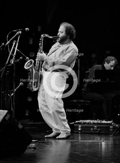 Joe Farrell, Shaw Theatre, London, March, 1985.  Artist: Brian O'Connor.