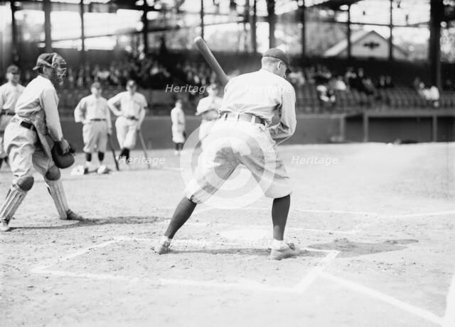 Joe Jackson, Cleveland Al, at National Park, Washington, D.C. (Baseball), 1913. Creator: Harris & Ewing.