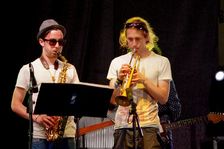 Joe Jackson and R Muscat, Love Supreme Jazz Festival, Glynde Place, East Sussex, 2014. Artist: Brian O'Connor