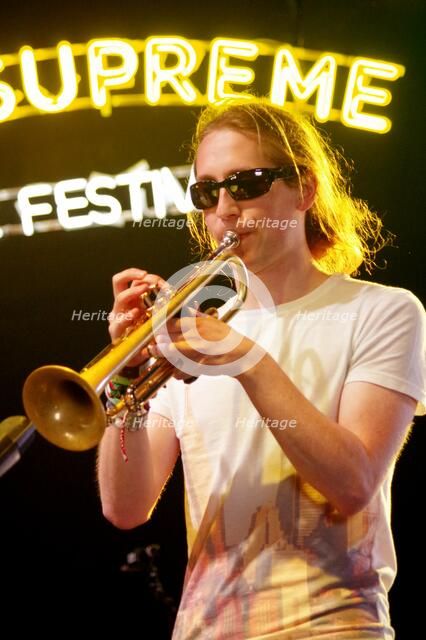 Joe Jackson, Love Supreme Jazz Festival, Glynde Place, East Sussex, 2014. Artist: Brian O'Connor.