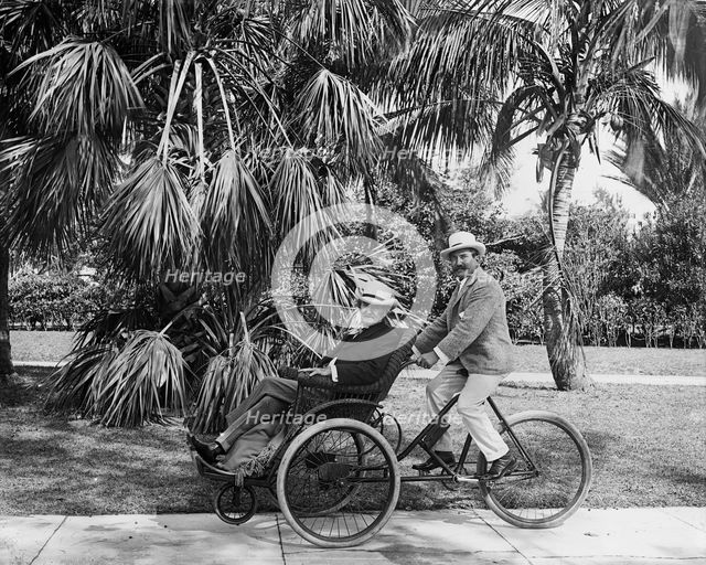 Joe Jefferson at Palm Beach, Fla., c1904. Creator: Unknown.