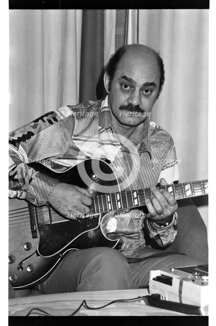 Joe Pass, London, 1976.   Artist: Brian O'Connor.