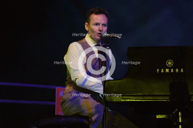 Joe Stilgoe, Love Supreme Jazz Festival, Glynde Place, East Sussex, 2015. Artist: Brian O'Connor.