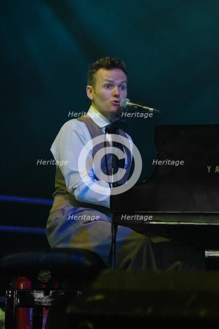 Joe Stilgoe, Love Supreme Jazz Festival, Glynde Place, East Sussex, 2015. Artist: Brian O'Connor.