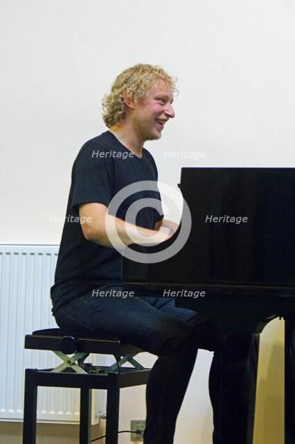 Joe Webb, Adrian Cox Quartet, Loughton Methodist Church, Essex, 28 Sept 2019. Creator: Brian O'Connor.