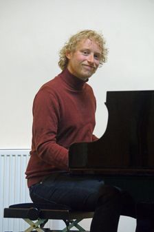 Joe Webb, Adrian Cox Quartet, Loughton Methodist Church, Essex, 28 Sept 2019. Creator: Brian O'Connor
