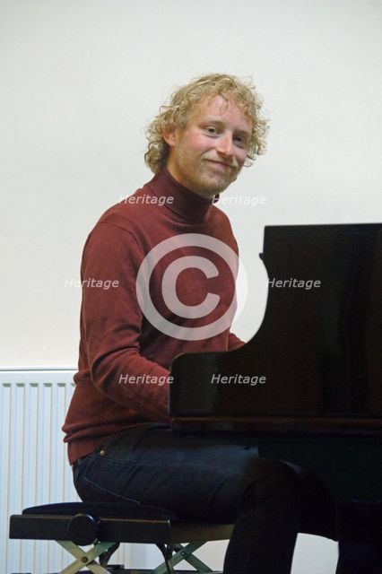 Joe Webb, Adrian Cox Quartet, Loughton Methodist Church, Essex, 28 Sept 2019. Creator: Brian O'Connor.