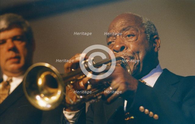 Joe Wilder and Randy Sandke, Swinging Jazz Party, Blackpool, 2005. Creator: Brian Foskett.