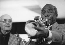 Joe Wilder, Flip Phillips, Arbor Records March of Jazz Festival, Clearwater Beach, Florida, 1997. Creator: Brian Foskett