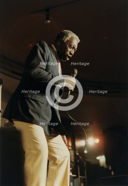 Joe Williams, North Sea Jazz Festival, The Hague, Netherlands, 1989. Creator: Brian Foskett.