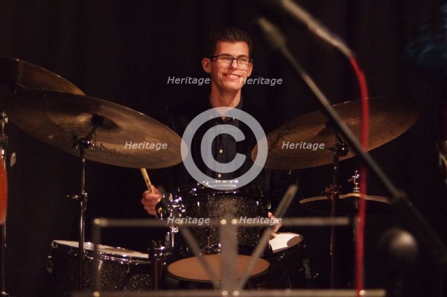 Joel Barford, Nigel Price Quartet, Verdict Jazz Club, Brighton, East Sussex, 2022. Creator: Brian O'Connor.