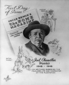 Joel Chandler Harris, bust, facing left, c1948. Creator: Frances Benjamin Johnston