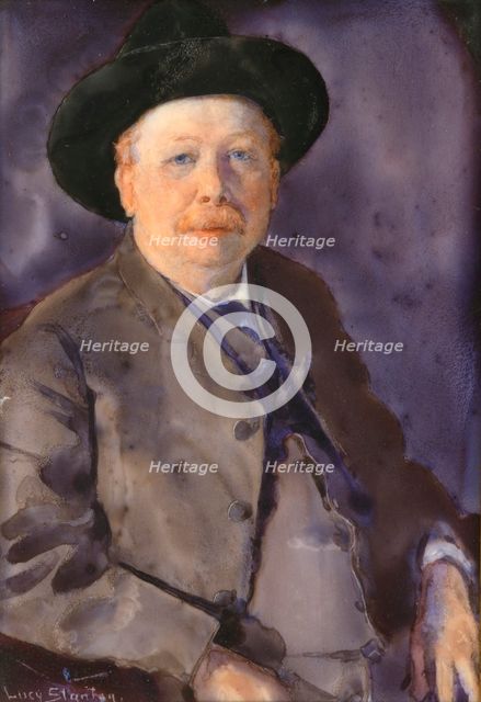 Joel Chandler Harris, c. 1914. Creator: Lucy May Stanton.