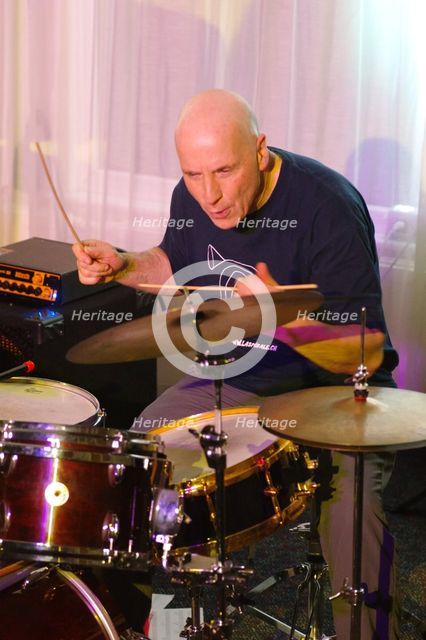 Joey Baron, Watermill Jazz Club, Dorking, Surrey, 3.12.1919. Creator: Brian O'Connor.