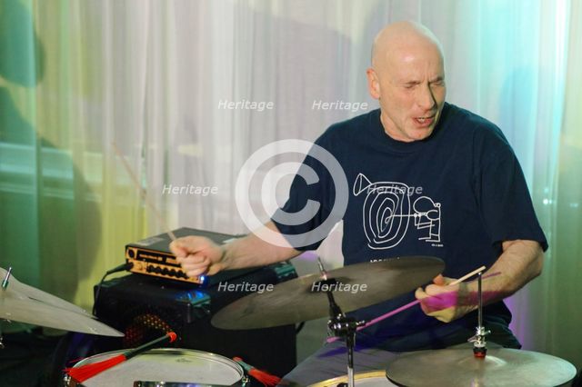 Joey Baron, Watermill Jazz Club, Dorking, Surrey, 3.12.1919. Creator: Brian O'Connor.