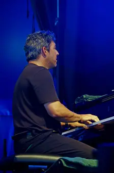 Joey Calderazzo, American pianist, Love Supreme Jazz Festival, Glynde, East Sussex. Artist: Brian O'Connor