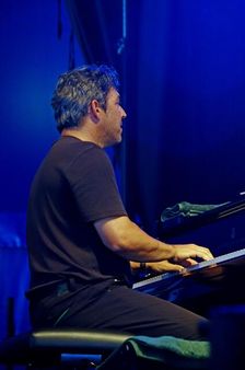 Joey Calderazzo, American pianist, Love Supreme Jazz Festival, Glynde, East Sussex. Artist: Brian O'Connor