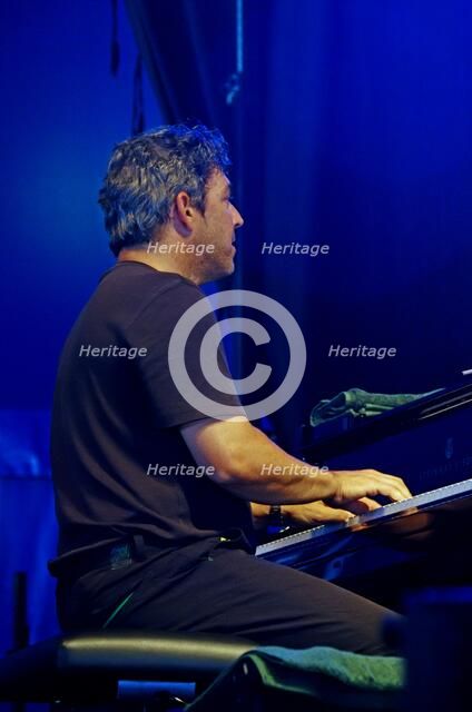 Joey Calderazzo, American pianist, Love Supreme Jazz Festival, Glynde, East Sussex.  Artist: Brian O'Connor