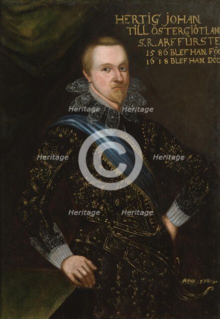 Johan, 1589-1618, Prince of Sweden Duke of Östergötland, 17th century. Creator: Holger Hansson.
