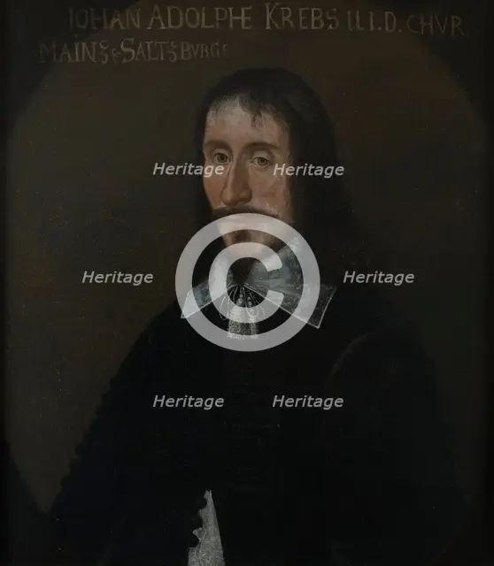 Johan Adolf Krebs, c17th century. Creator: Anon.