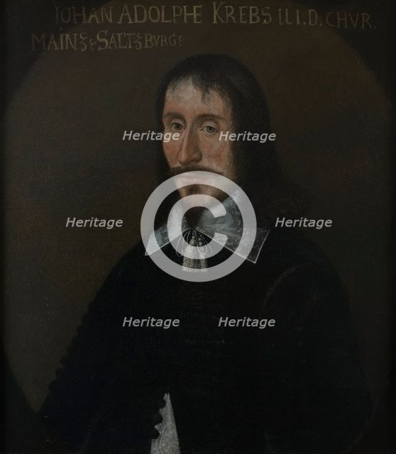 Johan Adolf Krebs, c17th century. Creator: Anon.
