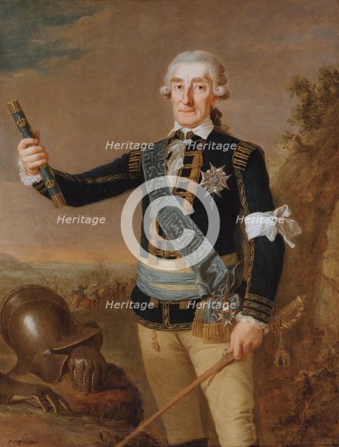 Johan August Meijerfeldt, 1725 - 1800. Count, field marshal, 1792. Creator: Per Krafft the Elder.