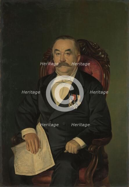 Johan François Adriaan Cateau van Rosevelt..., 1885.  Creator: Lovera.