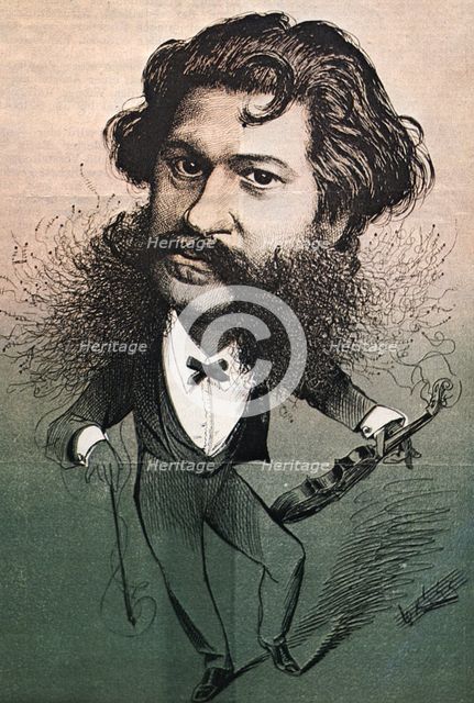 Johan Strauss (1825-1899), Austrian composer famous for his Viennese waltzes and operettas.  Creator: Unknown.