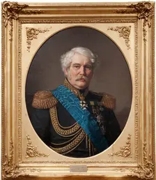 Johan Peter Lefrén, 1784-1862, 1856. Creator: Amalia Lindegren