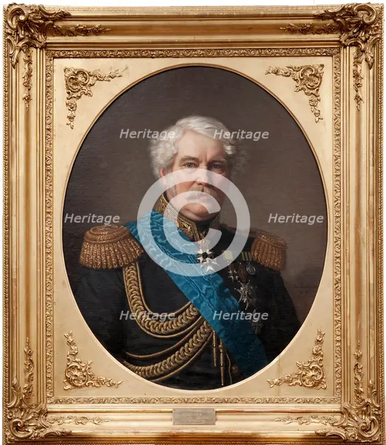 Johan Peter Lefrén, 1784-1862, 1856. Creator: Amalia Lindegren.
