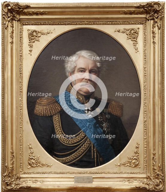 Johan Peter Lefrén, 1784-1862, 1856. Creator: Amalia Lindegren.