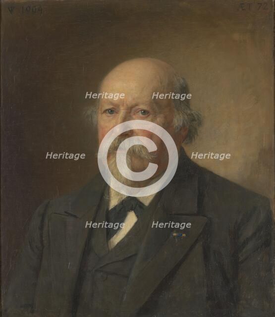 Johan Philip van der Kellen, Director of the Rijksprentenkabinet, 1904.  Creator: Jan Veth.